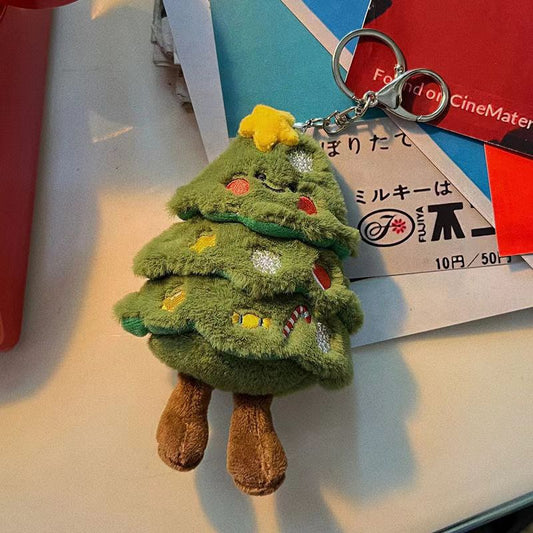 151-Enchanted Evergreen Christmas Tree Plush Keychain